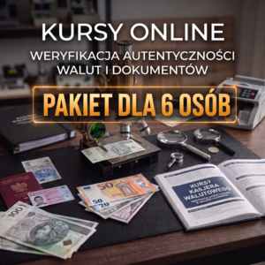 Kurs kasjera walutowego - Pakiet dla 6 Pracowników